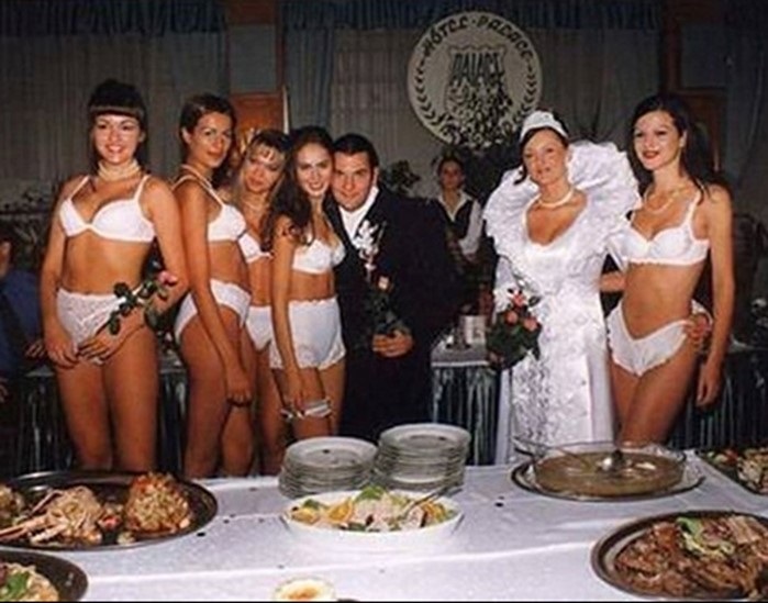 Vintage wedding orgy